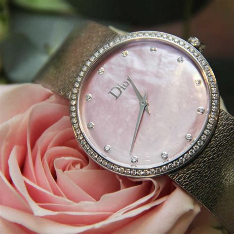 dior la d de dior watch with diamond bezel|la d dior satine.